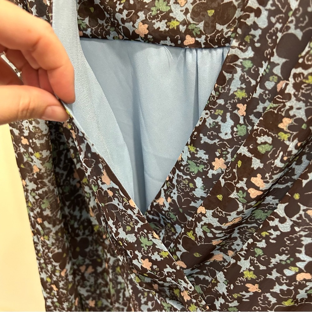 NWT Ted Baker Cherela Dress size 3 / 8 long sleeve printed mini - Picture 6 of 15